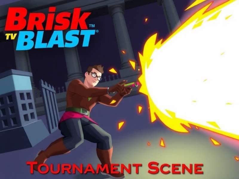 Players competing in a Brisk Box Blast community tournament Brisk Box Blast Tournament Scene